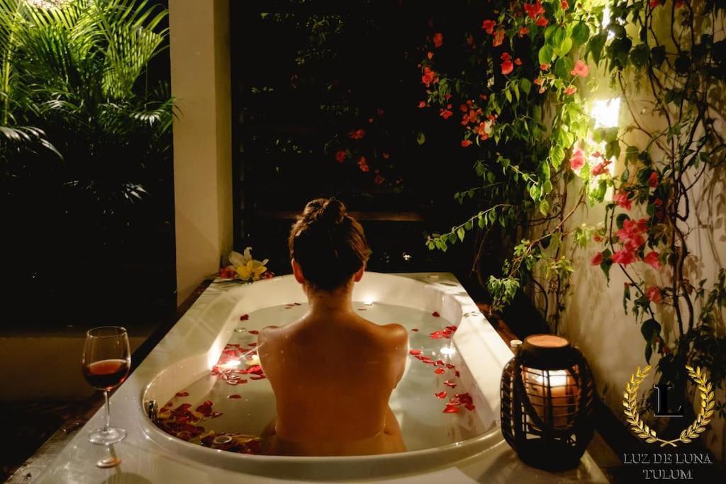 Luz De Luna Tulum Villa Bagian luar foto