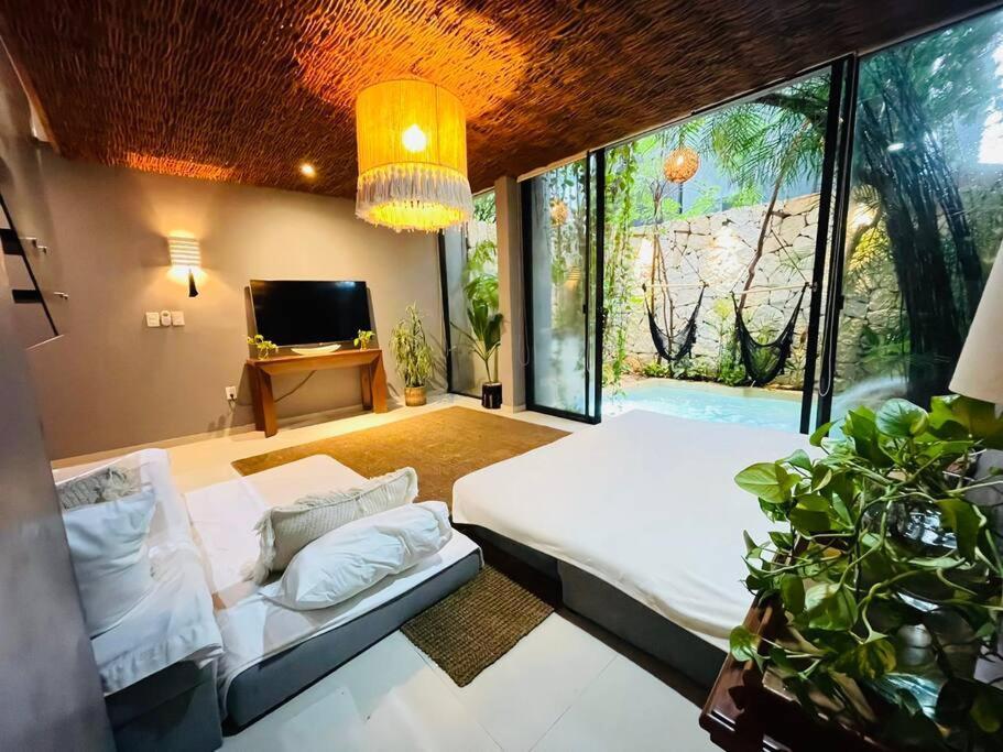 Luz De Luna Tulum Villa Bagian luar foto